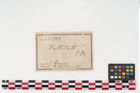 Etikett zu Bronzering (NHMW-PRAE-035787)